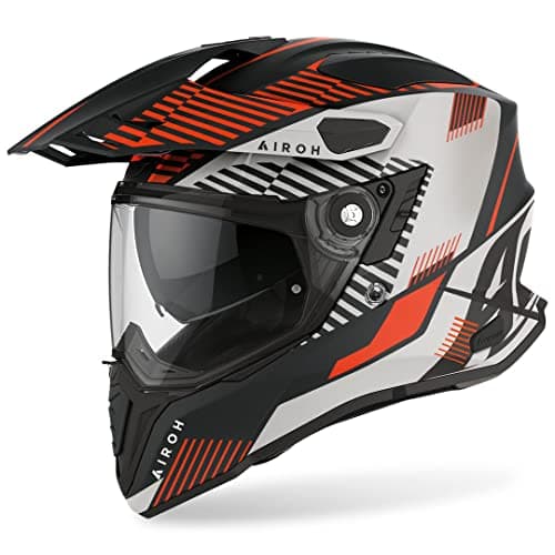 Image of Airoh Motorcycle Helmet Commander Boost Orange Matt Xl