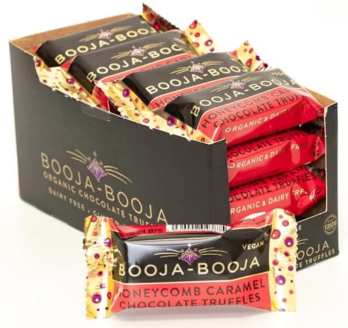 Image of Booja - Booja, Honeycomb Caramel Two Vegan Chocolate Truffle Packs (Pack of 16)