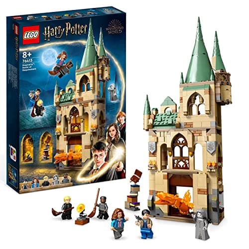 Image of LEGO Harry Potter Hogwarts: Room of Requirement, Castle Toy for 8 Plus Year Old Kids, Boys and Girls, with Transforming Fire Serpent Figure, Deathly Hallows Modular Building Set 76413