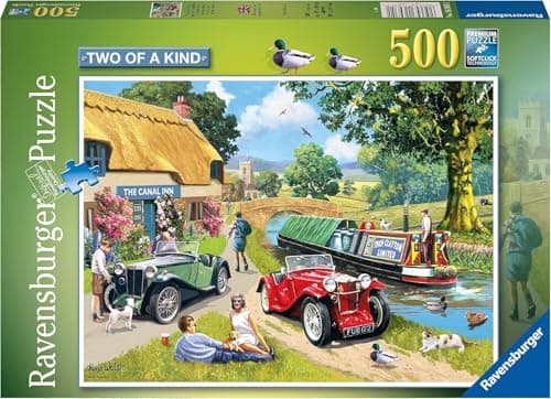 Image of Ravensburger Two of a Kind 500 Piece Jigsaw Puzzle for Adults and Kids Age 10 Years Up