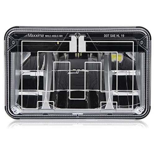 Image of Maxxima 4X6 LED Head Lamp Low Beam with MaxxHeat Heated Lens
