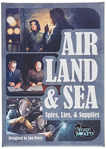 Image of Arcane Wonders | Air Land & Sea: Spies Lies & Supplies | Board Game | Ages 14+ | 2-4 Players | 15-30 Minutes Playing Time
