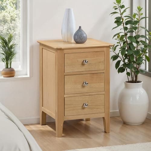 Image of Julian Bowen Cotswold 3 Drawer Bedside