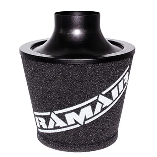 Image of Ramair Filters JS-108-BK Universal Cone Air Filter, Black, 80mm OD Neck