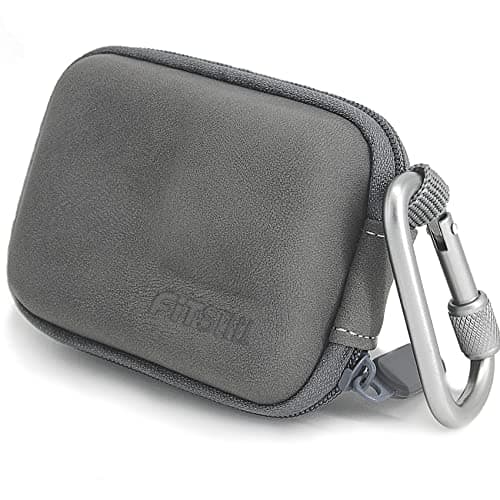 Image of FiTSTILL Grey Mini Carrying Bag Case for Go Pro Hero 13/12/11/10/9/8/7/(2018)/6/5 Black,Hard Shell Travel Storage Case for DJI Osmo Action 2,AKASO,Campark,YI Action Camera and More