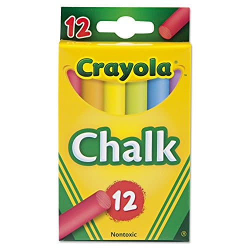 Image of CRAYOLA Assorted Chalk 12 pk