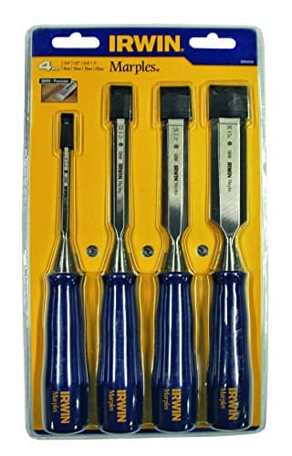 Image of Irwin Marples M444 Blue Chip B/E Chisel Set 4, M444/S4