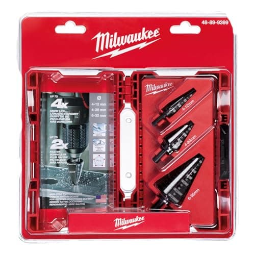 Image of Milwaukee 3PC Step Drill Set (4-12, 4-20, 6-35mm)