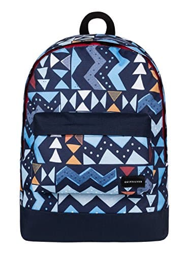 Image of Quiksilver Mens Everyday Poster Medium Backpack Valarta Blue Tribal Tetris 32x12x41cm