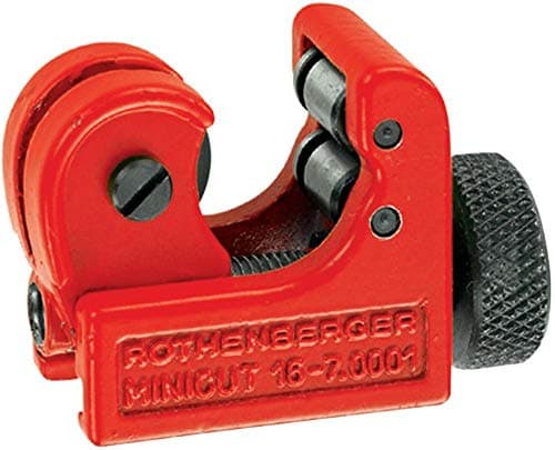 Image of Rothenberger 70402 "Mini Cut II Pro" Plastic Pipe Cutter, Red, 6-22 mm