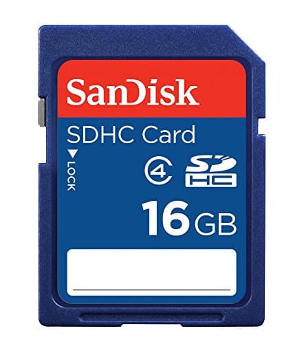 Image of SanDisk 16 GB SDHC Class 4 Memory Card - Blue