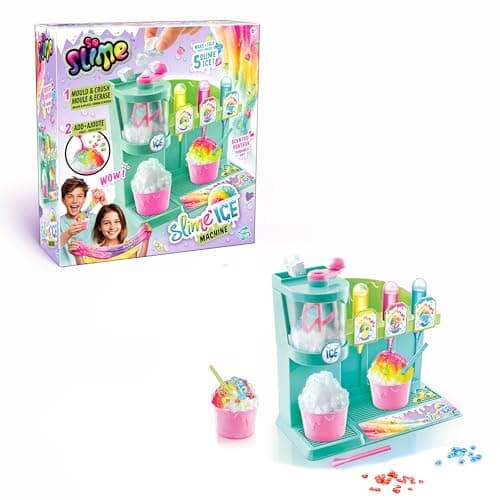 Image of So Slime DIY Slime Ice Machine Kit – Slime Making Kit for Kids | Make 5 Ice Cream Slimes with Scented Colours, Straws & Toppings | Creative Craft Kit Age 6+
