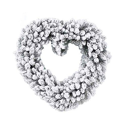 Image of Kaemingk Everlands Imperial Artificial Christmas Wreath Snowy 50cm