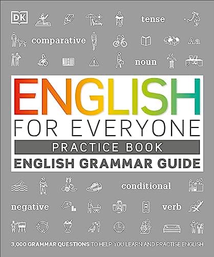 Image of English for Everyone English Grammar Guide Practice Book: English language grammar exercises (DK English for Everyone)