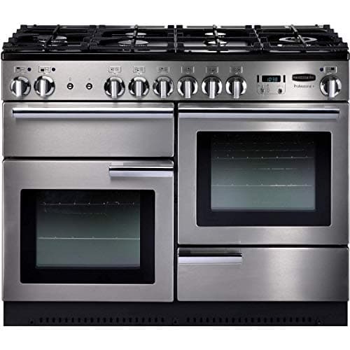 Image of Rangemaster Professional Plus 110cm Dual Fuel Range Cooker - Stainless Steel