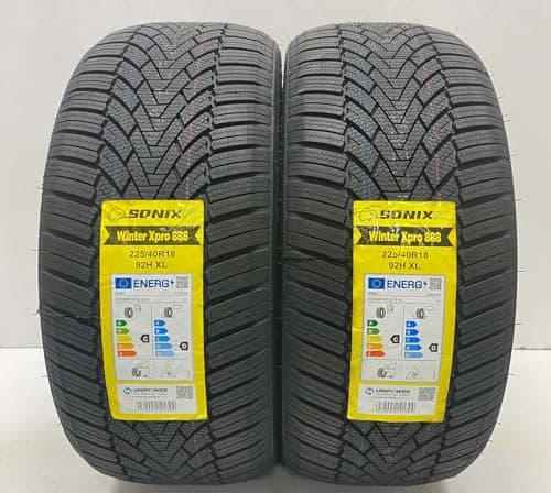 Image of 2 X 225 40 18 SONIXWINTER 92H XL EXTRA LOAD 225/40R18 M+S TYRES 2254018