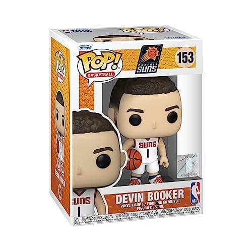 Image of Funko POP! NBA: Suns - Devin Booker - Collectable Vinyl Figure - Gift Idea - Official Merchandise - Toys for Kids & Adults - Sports Fans - Model Figure for Collectors and Display