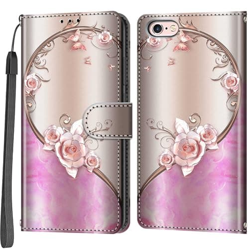 Image of Salanheo Wallet Case for iPhone 6 / iPhone 6s, Card Slots Magnetic Closure Phone Case Compatible for iPhone 6 / 6s iPhone 6 / iPhone 6s