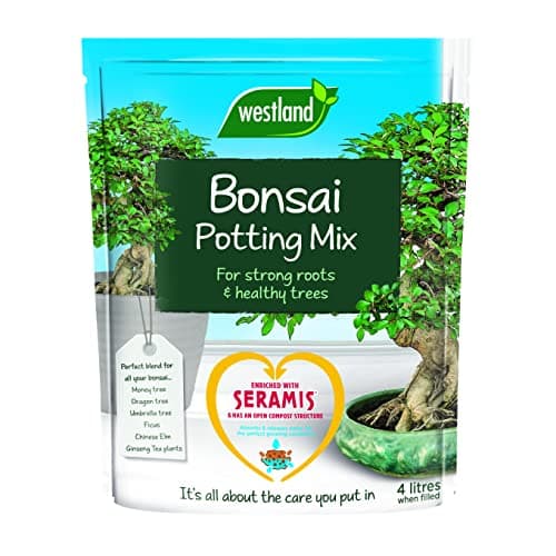 Image of Westland Potting Compost Mix and Enriched with Seramis, Brown, 4 Litre