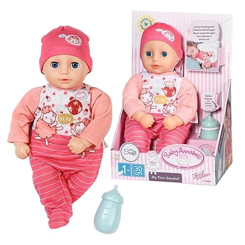 Image of Baby Annabell 709856 My First Annabell 30cm - For Toddlers 1 Year & Up - Promotes Empathy & Social Skills - Includes Doll & Romper