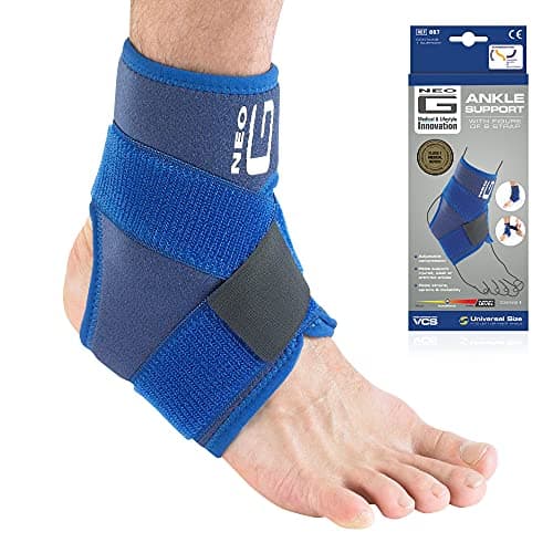 Image of Neo-G Ankle Support Brace Figure of 8 Strap – Neoprene Ankle Support for Ligament Damage, Arthritis, Sprained Ankle, Weak Ankles – Ankle Wrap Adjustable Compression
