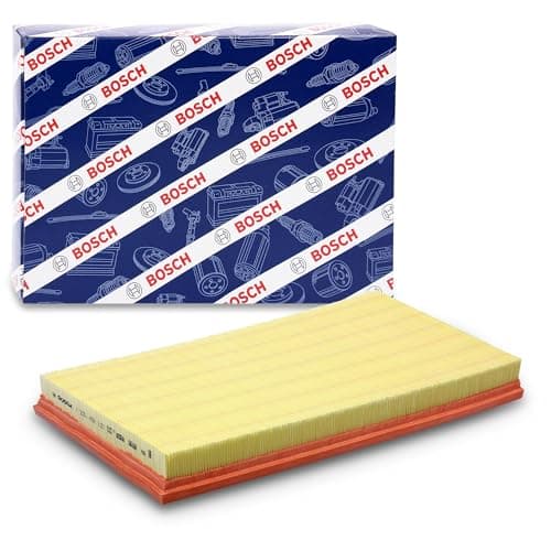 Image of Bosch S0122 Car Air Filter - Separates Particles from the Air Intake - Moisture-resistant plus High Tensile Strength