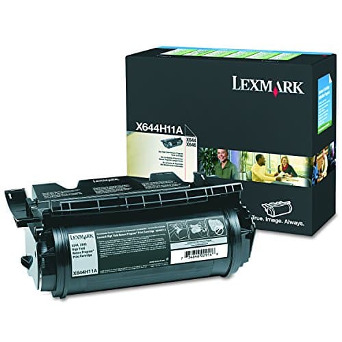 Image of Lexmark X644H11A Black High Yield Return Program Toner Cartridge