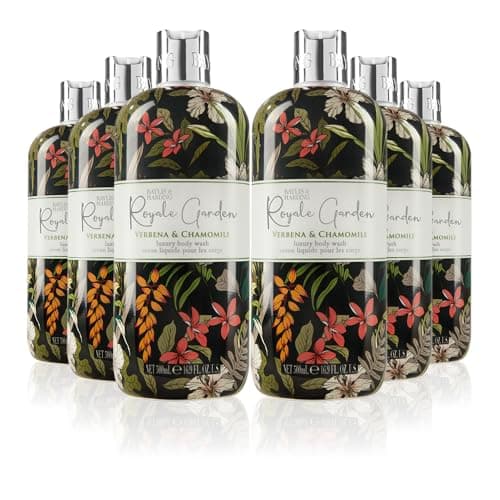 Image of Baylis & Harding Royale Garden Verbena & Chamomile Body Wash 500ml (Pack of 6) - Vegan Friendly