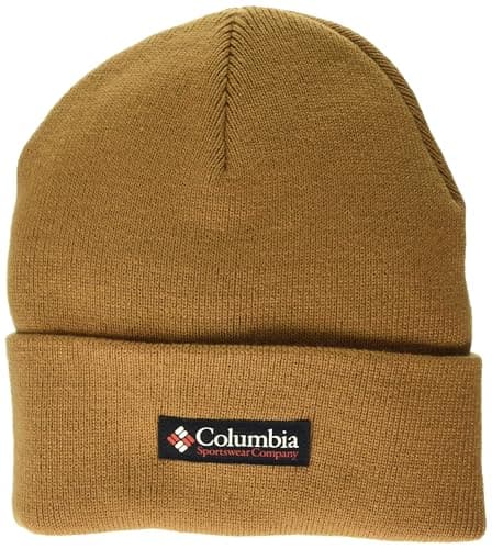 Image of Columbia Unisex City Trek Heavyweight Beanie, Camel Brown, O/S