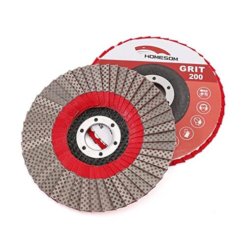 Image of HOMESOM 5 Inch 1pc 200 Grit Grinding Wheels Flap Sanding Abrasive Disc For Angle Grinder Diamond Sanding Pad