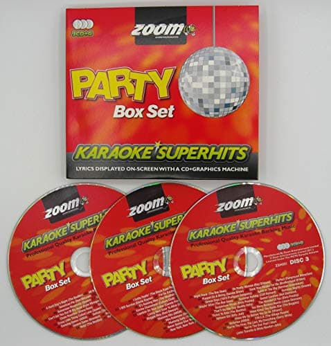 Image of Zoom Karaoke CD+G - Party Superhits - Triple CD+G Karaoke Pack