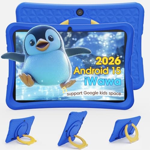 Image of DigiLand Android 15 Kids Tablet,10.1 inch Tablets,6GB RAM+64GB ROM (Expand to TF) Parental Control,Kids Software Pre-Installed,Dual Camera 2MP+5MP,Android Learning Tablet with Proof Case