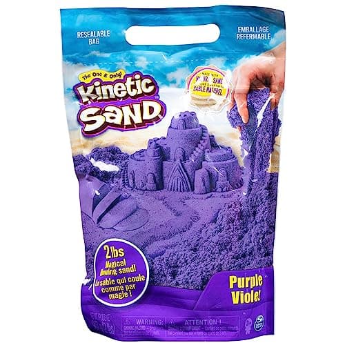 Image of Kinetic Sand the Original Mouldable Sensory Play Sand, Purple, 2 Pounds