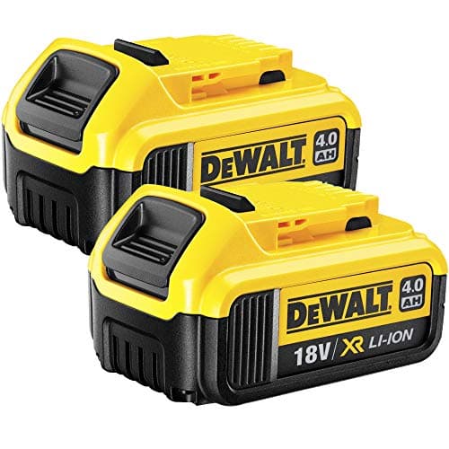 Image of DeWalt Genuine DCB182X2 18V XR Li-ion 2 x 4.0Ah Batteries (Pack of 2)