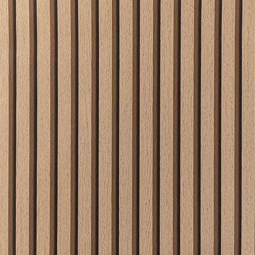 Image of Anttyscar Brown Wood Slats Wallpaper Light Brown Wood Panel Effect Wallpaper for Living Room Bedroom Hallway Stairs Lounge Hall Reception Walls Furniture