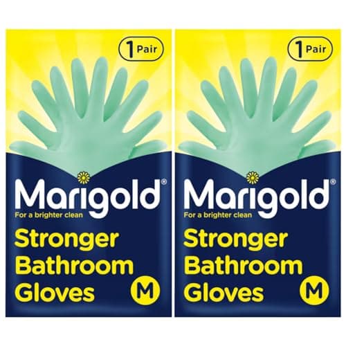 Image of Marigold Bathroom Gloves Medium (2 Pairs)