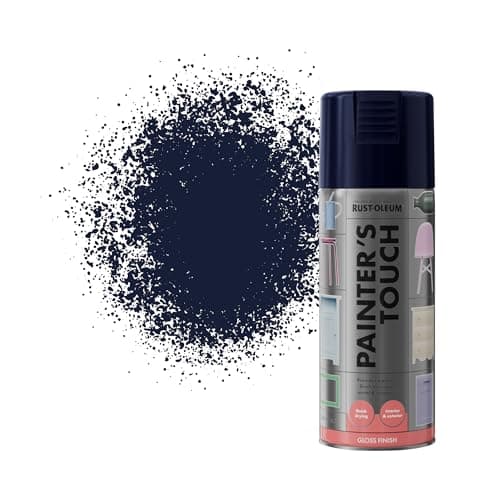 Image of Rust-Oleum 400ml Painters' Touch Spray Paint - Navy Blue (gloss finish )