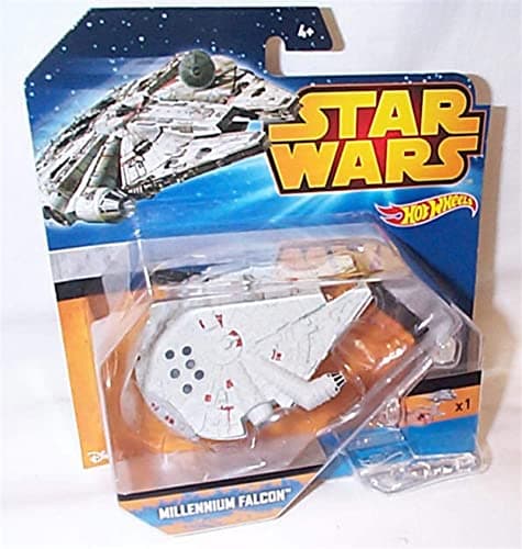 Image of H0T WHEELS STAR.WARS millennium falcon figure model
