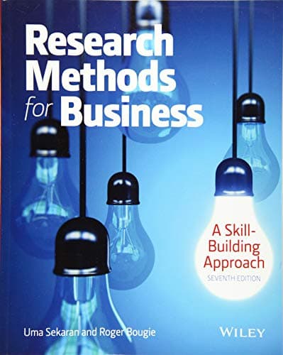 Image of Research Methods For Business: A Skill Building Approach