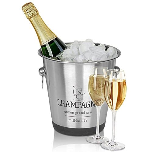 Image of Stainless Steel Silver Champagne Wine Bucket Punch Drink Ice Cooler Party French Style