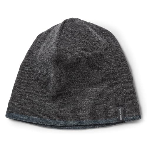 Image of Craghoppers Mens Gallus Warm Winter Beanie Hat, BlackPepper, M-L EU