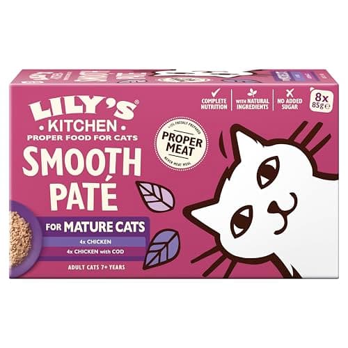 Image of Lily's Kitchen Smooth Paté Selection Complete Nutrition Mature Cat Food 4 x (8 x 85g)