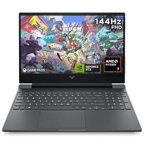 Image of HP Victus 15.6" Gaming Laptop | AMD Ryzen 7 7445H Processor | 16GB RAM | 512 GB SSD | NVIDIA GeForce RTX 3050 | 144Hz FHD IPS Anti-glare Display | Windows 11 | AMD FreeSync | Fast charge | 15-fb3004sa