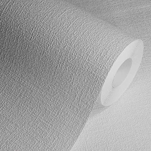 Image of RD7022 - Anaglypta Plaid Grained Textured White Paintable Wallpaper