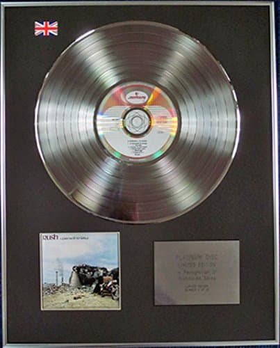 Image of Century Music Awards RUSH - Limited Edition CD Platinum Disc - A FAREWELL TO KINGS