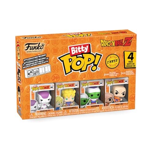 Image of Funko Bitty POP! Dragon Ball Z and A Surprise Mystery Mini Figure - 0.9 Inch (2.2 Cm) Collectable - Stackable Display Shelf Included - Gift Idea - Party Bags Stocking - Cake Topper - Anime Fans