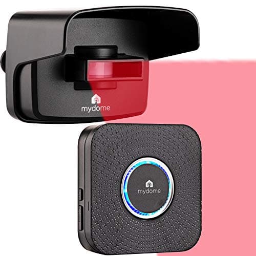 Image of Switched On Products Mydome Wireless Driveway Motion Alarm | DIY Home Security Motion Sensor Plugin Chime Kit, Designed for Gardens, Sheds & Outdoor Security, Clear Audio & Visual Notification