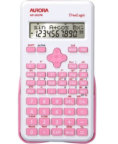 Image of Aurora AX-582PK Scientific Calculator - Pink