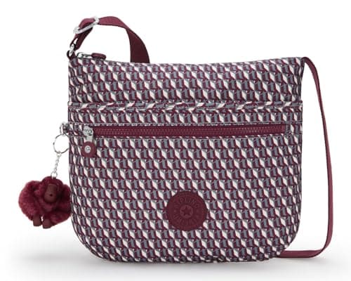 Image of Kipling ARTO Medium crossbody, 3DK Wine (Red)