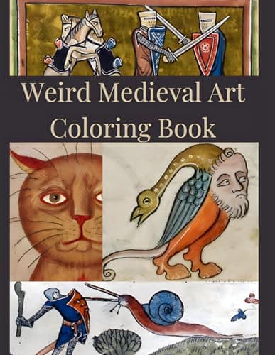Image of Weird Medieval Art Coloring Book (Historical Oddities | Coloring Books)